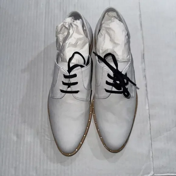 Freda Salvador Women's WIT D’Orsay Oxford Ivory Calf Size 5.5 - Picture 5 of 7